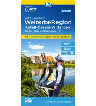 Cycling Maps ADFC-Regionalkarte WelterbeRegion Anhalt - Dessau- Wittenberg, 1:75.000, mit Tagestourenvorschlägen, reiß- und wetterfest, E-Bike-geeignet, GPS-Tracks Download BVA BikeMedia