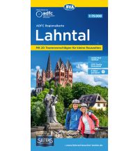 Radkarten Deutschland ADFC-Regionalkarte Lahntal 1:75.000, reiß- und wetterfest, GPS-Tracks BVA BikeMedia
