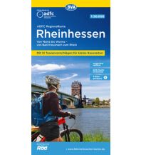 Cycling Maps ADFC-Regionalkarte Rheinhessen 1:50.000 BVA BikeMedia