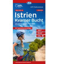 Cycling Maps ADFC-Radtourenkarte KRO-IS, Istrien, Kvarner Bucht 1:100.000 BVA BikeMedia