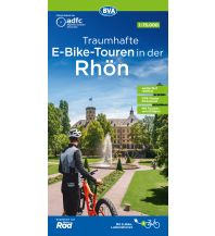 Cycling Maps Germany ADFC-Regionalkarte Traumhafte E-Bike-Touren in der Rhön 1:75.000 BVA BikeMedia