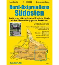Road Maps Landkarte Nord-Ostpreußens Südosten, 1:100.000 Bloch 
