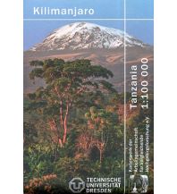 Wanderkarten Afrika ARGE Hochgebirgsforschung-Trekkingkarte Kilimandscharo/Kilimanjaro 1:10.000 Arbeitsgemeinschaft für vergleichende Hochgebirgsforschung e.V.