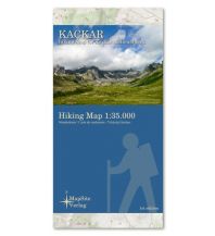 Hiking Maps Turkey Kaçkar Hiking Map/Wanderkarte 1:35.000 MapSite