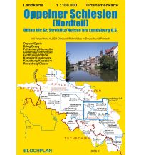 Landkarte Oppelner Schlesien (Nordteil) Bloch 