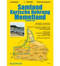 Landkarte Samland/Kurische Nehrung/Memelland Bloch 