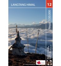 Hiking Maps Himalaya Nelles Trekking Map Nepal 12, Langtang Himal 1:50.000 Nelles-Verlag