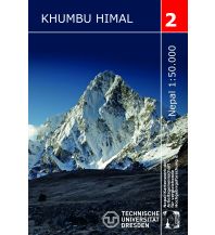 Wanderkarten Himalaya Schneider Trekking Map 2, Khumbu Himal 1:50.000 Nelles-Verlag
