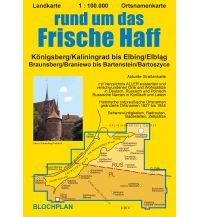 Road Maps Poland Landkarte rund um das Frische Haff Bloch 