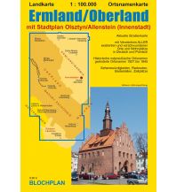 Straßenkarten Polen Landkarte Ermland/Oberland Bloch
