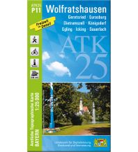 Wanderkarten Bayern Bayerische ATK25-P11, Wolfratshausen 1:25.000 LDBV