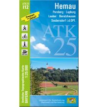 Hiking Maps Bavaria Bayerische ATK25-I12, Hemau 1:25.000 LDBV