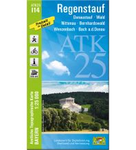Wanderkarten Bayern Bayerische ATK25-I14, Regenstauf 1:25.000 LDBV