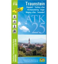Hiking Maps Bavaria Bayerische ATK25-P16, Traunstein 1:25.000 LDBV