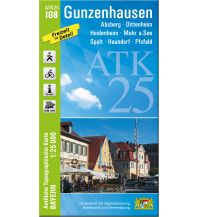 Hiking Maps Bavaria Bayerische ATK25-I08, Gunzenhausen 1:25.000 LDBV