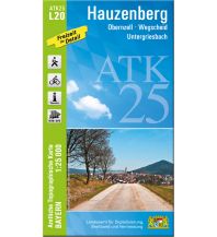 Hiking Maps Upper Austria Bayerische ATK25-L20, Hauzenberg 1:25.000 LDBV