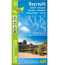 Wanderkarten Bayern Bayerische ATK25-D11, Bayreuth 1:25.000 LDBV