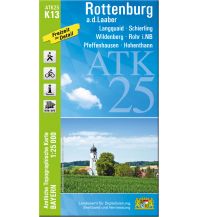 Hiking Maps Bavaria Bayerische ATK25-K13, Rottenburg an der Laaber 1:25.000 LDBV