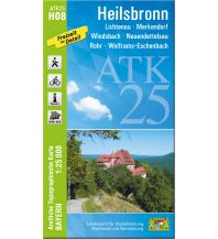 Hiking Maps Bavaria Bayerische ATK25-H08, Heilsbronn 1:25.000 LDBV