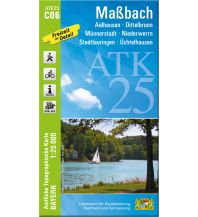 Hiking Maps Bavaria Bayerische ATK25-C06, Maßbach 1:25.000 LDBV