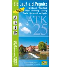 Hiking Maps Bavaria Bayerische ATK25-G10, Lauf a.d.Pegnitz 1:25.000 LDBV