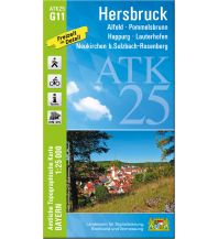 Hiking Maps Bavaria Bayerische ATK25-G11, Hersbruck 1:25.000 LDBV