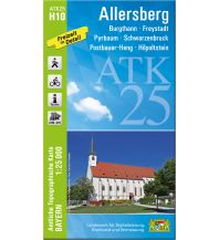 Hiking Maps Bavaria ATK25-H10 Allersberg (Amtliche Topographische Karte 1:25000) LDBV