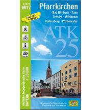 Hiking Maps Bavaria Bayerische ATK25-M17, Pfarrkirchen 1:25.000 LDBV