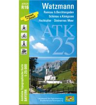 Wanderkarten Salzburg Bayerische ATK25-R16, Watzmann 1:25.000 LDBV