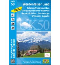 Hiking Maps Bavaria UK50-50 Werdenfelser Land 1:50.000 LDBV