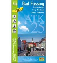 Wanderkarten Oberösterreich Bayerische ATK25-N18, Bad Füssing 1:25.000 LDBV