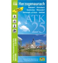 Wanderkarten Bayern Bayerische ATK25-F08, Herzogenaurach 1:25.000 LDBV