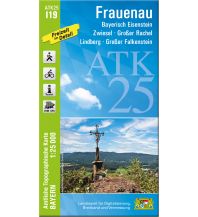 Hiking Maps Bavaria Bayerische ATK25-I19, Frauenau 1:25.000 LDBV