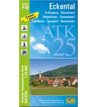 Wanderkarten Bayern Bayerische ATK25-F10, Eckental 1:25.000 LDBV