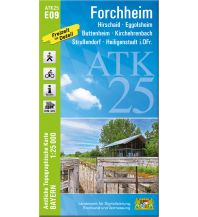 Wanderkarten Bayern Bayerische ATK25-E09, Forchheim 1:25.000 LDBV