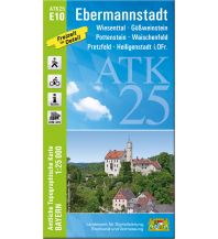 Hiking Maps Bavaria Bayerische ATK25-E10, Ebermannstadt 1:25.000 LDBV