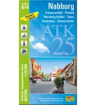 Hiking Maps Bavaria Bayerische ATK25-G14, Nabburg 1:25.000 LDBV
