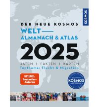 World Atlases Der neue Kosmos Welt-Almanach & Atlas 2025 Kosmos Kartografie