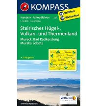 Wanderkarten Steiermark Kompass-Karte 225, Steirisches Hügel-, Vulkan- und Thermenland 1:50.000 Kompass-Karten GmbH