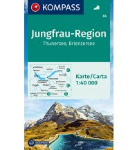 Wanderkarten Schweiz & FL Kompass-Karte 84, Jungfrau-Region, Thunersee, Brienzersee 1:40.000 Kompass-Karten GmbH