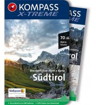 Hiking Guides KOMPASS X-treme Wanderführer Alpin + Karte Südtirol Kompass-Karten GmbH