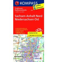 Radkarten Sachsen-Anhalt Nord - Niedersachsen Ost Kompass-Karten GmbH