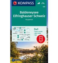 Hiking Maps Baldeneysee, Elfringhauser Schweiz, Wuppertal Kompass-Karten GmbH
