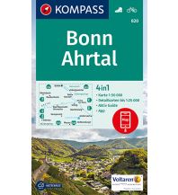Wanderkarten Deutschland Kompass-Karte 820, Bonn, Ahrtal 1:50.000 Kompass-Karten GmbH