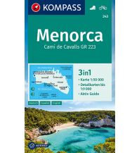 Wanderkarten Spanien Kompass-Karte 243, Menorca 1:50.000 Kompass-Karten GmbH