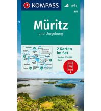 Wanderkarten Deutschland Kompass-Karte 855, Müritz und Umgebung 1:50.000 Kompass-Karten GmbH