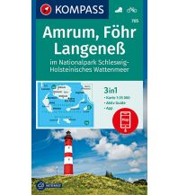 Wanderkarten Deutschland Kompass-Karte 705, Amrum, Föhr, Langeneß 1:35.000 Kompass-Karten GmbH