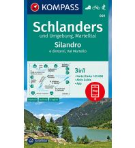 Wanderkarten Südtirol & Dolomiten Kompass-Karte 069, Schlanders/Silandro, Martelltal/Val Martello 1:25.000 Kompass-Karten GmbH