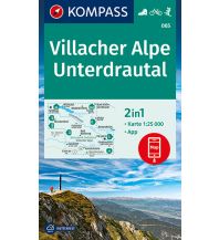 Hiking Maps Carinthia Kompass-Karte 065, Villacher Alpe, Unterdrautal 1:25.000 Kompass-Karten GmbH