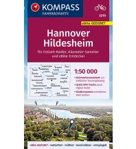 Cycling Maps Kompass-Fahrradkarte FK 3215, Hannover, Hildesheim 1:50.000 Kompass-Karten GmbH